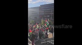 Sweden: Stockholm March Protests Israel’s Killing of Journalists and Civilians in Gaza