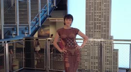 US: Alyson Stoner Visits The Empire State Building