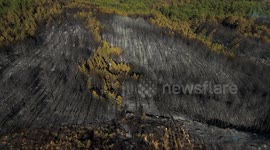 Türkiye: Anadolu drone captures wildfire destruction in western Türkiye’s Usak
