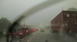 US: Lightning Strike Sparks Massive Transformer Explosion In Mount Pleasant