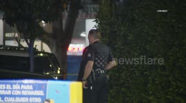 US, Los Angeles: East Hollywood Shooting Investigation