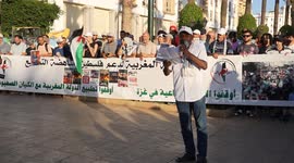 Protest in Morocco condemns Israel’s targeting of journalists