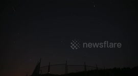 Perseid meteor shower in Türkiye's Çorum
