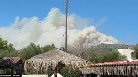 Greece: Massive Wildfire Rages in Zakynthos, Forceing Evacuations