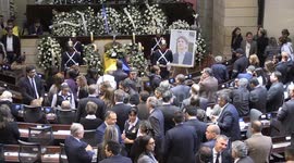 State funeral for slain Colombian presidential candidate Miguel Uribe Turbay