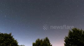Perseid meteor shower observed in Türkiye’s Samsun