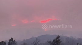 Greece: Massive Fire Burns Forests on Chios, Prompting Evacuations