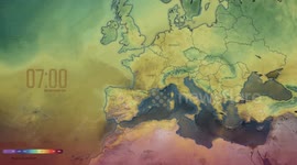 MOTION GRAPHICS - Southern Europe battles deadly wildfires, sweltering heat wave