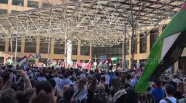 Australia: People Hold Massive Pro-Palestine Rally at the Department of Foreign Affairs Office in Melbourne