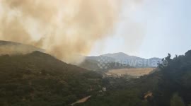 Wildfires rage across Greece, threatening towns near Patras