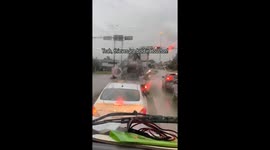 Apparent Thief Steals Wire Coil Right Off the Truck