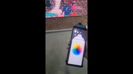 Virtual spray paint video mesmerises millions — 28.1M views on Instagram