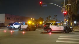 US, Los Angeles: Panorama City Hit-and-Run Auto vs Pedestrian