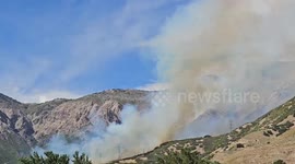 US: Wildfire Prompts Evacuations and Power Outages in North Ogden, Utah 2