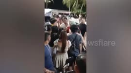 Chaos as Indian tourist is chased by beach prostitute after he tries to ‘check’ her boobs