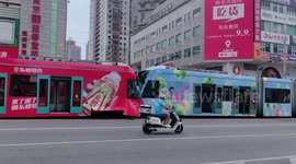 Passengers injured when two trams have head-on crash in China