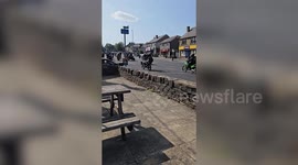 Pub landlord fed up as 'biker gang' terrorises residential street