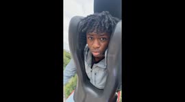 Bloke gets stuck on ride, turns trend on its head—TikTok clip hits 28M views