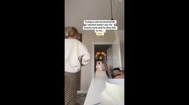 Boyfriend gets girlfriend's hopes up when she's not feeling well... but there's a twist!