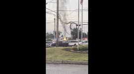 Car Crash Fire Delaware County oh Aug 13 2025