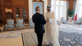 Qatari Emir receives Turkish foreign minister in Doha