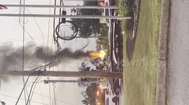 Car Crash Fire Delaware County oh Aug 13 2025