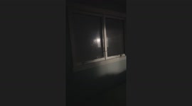 North Dakota Derecho Rages Outside Windows