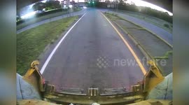 US: High-Speed Nissan Altima Slams Into Garbage Truck