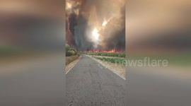 Spain: Wildfire Rages Through Ourense, Forcing Evacuation Of Five Towns