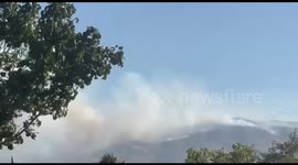US: Fast-Moving Hawk Fire in Los Angeles County Prompts Evacuation