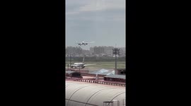 Planes struggle to land as Typhoon Podul hits Taiwan