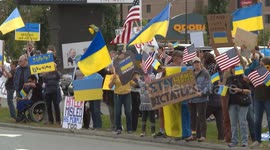 US: Demonstrators rally in Alaska in support of Ukraine ahead of Trump-Putin summit