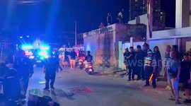 ADD NAME: British tourist beaten by mob after 'pulling wheelie and crashing into woman leaving her in coma'