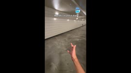 Friends exchange echoing dap in Les Bons Villers underpass goes viral with 42 million views