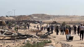 Israeli army raids aid distribution point in central Gaza