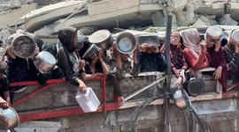 As Gaza faces worsening famine, Palestinians queue for food amid inhumane Israeli blockade and deadly assaults