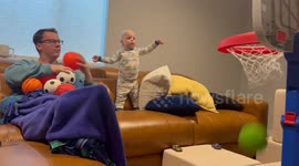 Toddler Curry? 20-month-old sinks shots with jaw-dropping accuracy in viral TikTok