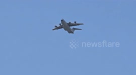 Airdropped aid crashes to ground as Gazans scramble amid Israeli-induced famine