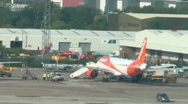Aircraft collision leads to inspections and brief flight suspension in Manchester, England, UK