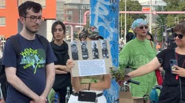 Berlin journalists hold vigil for Al Jazeera staff deliberately killed by Israel in Gaza
