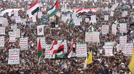 Thousands of Yemenis hold rally in Sanaa to support Gaza