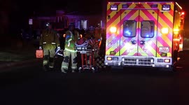 US, Los Angeles: Downey Vehicle Crashes Into House Graphic Content