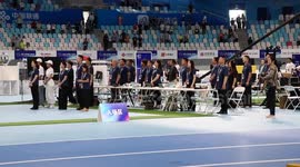 Robots compete in sports and scenario events at World Humanoid Robot Games in China