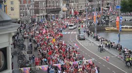 Thousands in Amsterdam march against Gaza war, attacks on journalists
