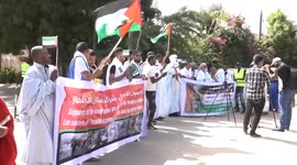 Mauritania: Mauritania holds protest against Israeli attacks on Gaza
