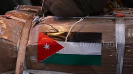 Jordanian Airdrop Aid in Gaza