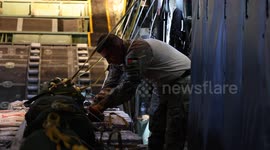 Jordanian Airdrop Aid in Gaza