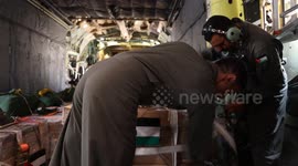 Jordanian Airdrop Aid in Gaza