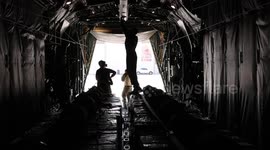 Jordanian Airdrop Aid in Gaza