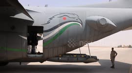 Jordanian Airdrop Aid in Gaza